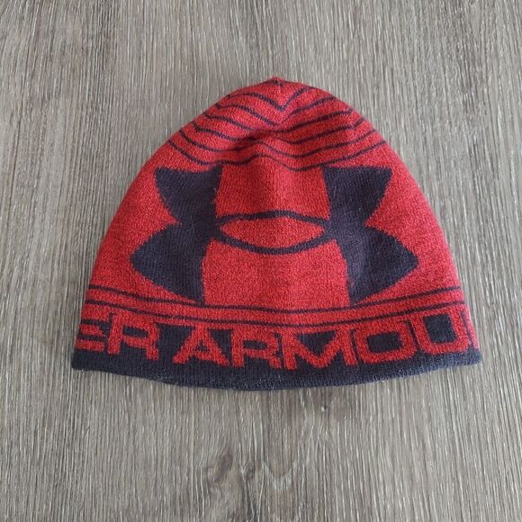 Under Armour Red and Black Beanie - Picture 1 of 2